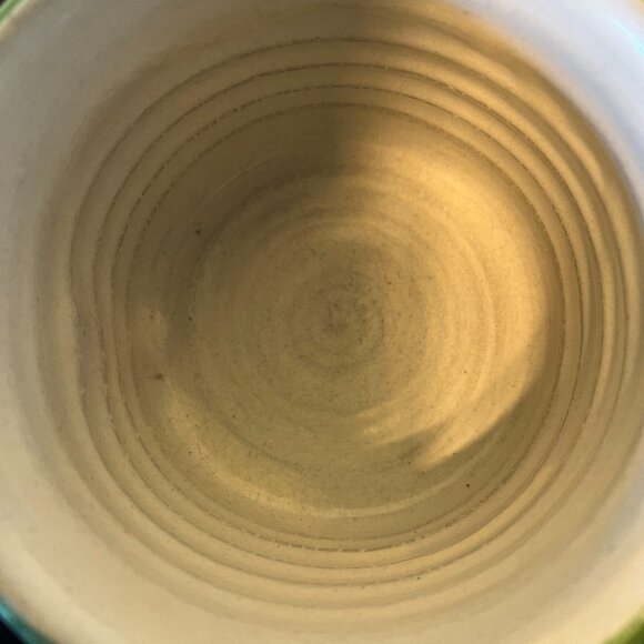 Stoneware Specialties Handcrafted Hand Painted Autumn Leaves Pottery Mug Bowl - Picture 6 of 9